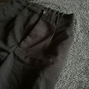 H&M black wide leg dress pants